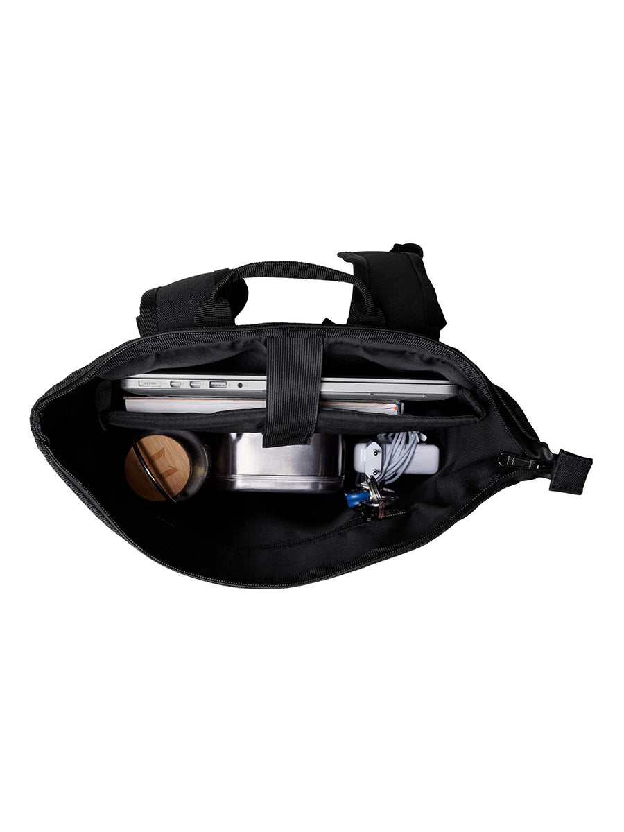 The NoRolltop Bag - Black