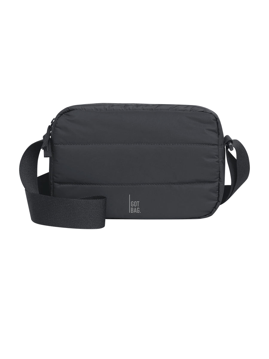 The Puffer Crossbody Bag - Black