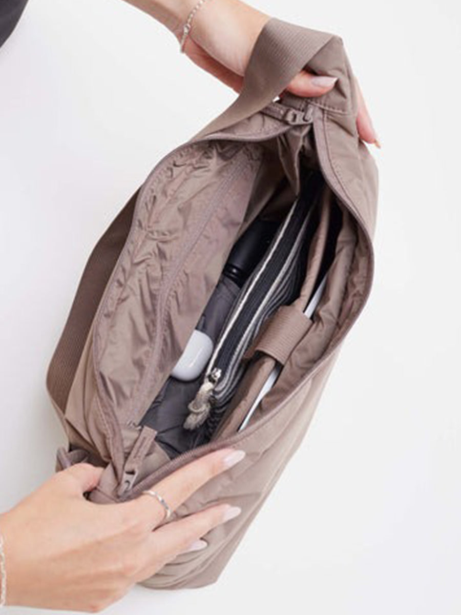 The Puffer Square Bag - Oyster
