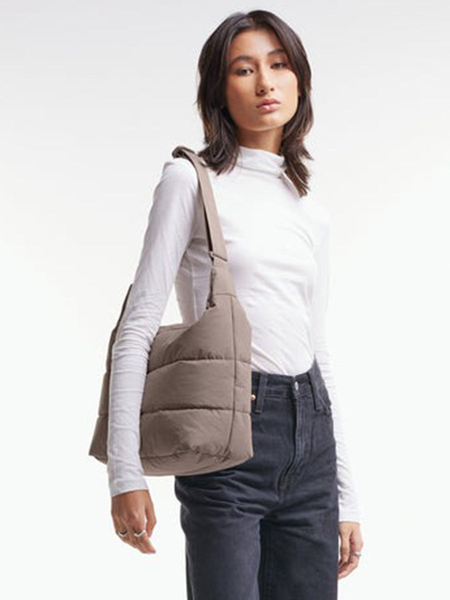 The Puffer Square Bag - Oyster