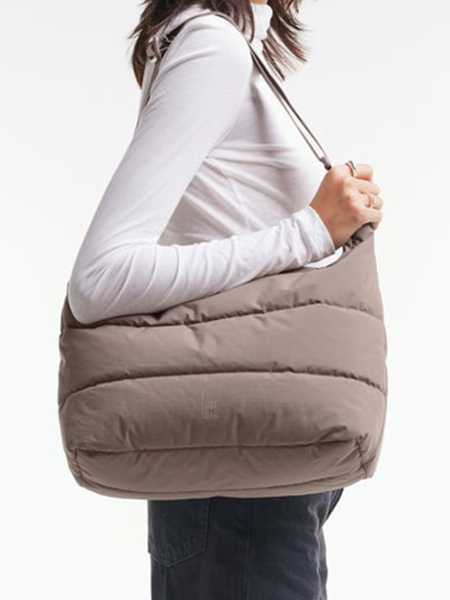 The Puffer Square Bag - Oyster