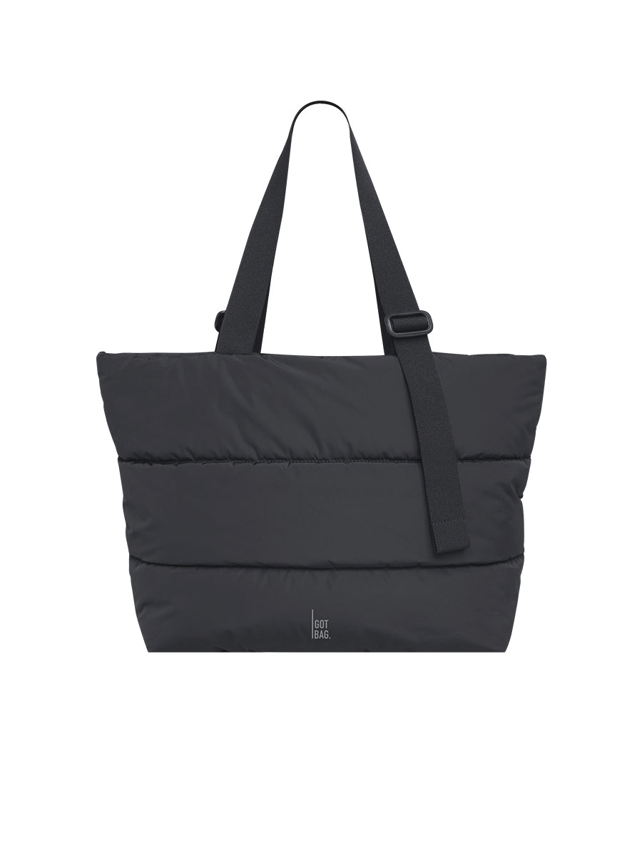 The Puffer Tote Bag - Black