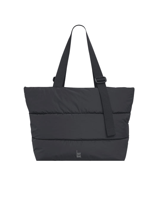 The Puffer Tote Bag - Black