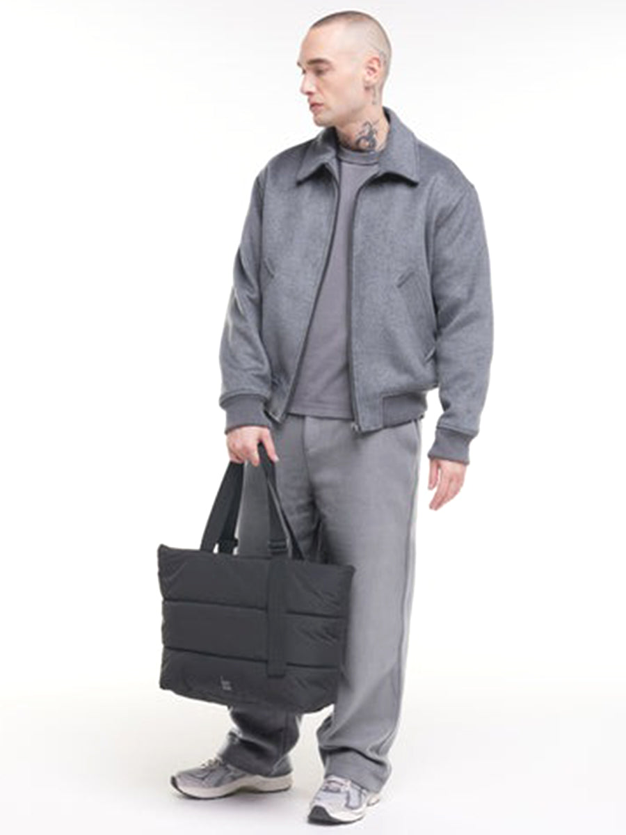 The Puffer Tote Bag - Black
