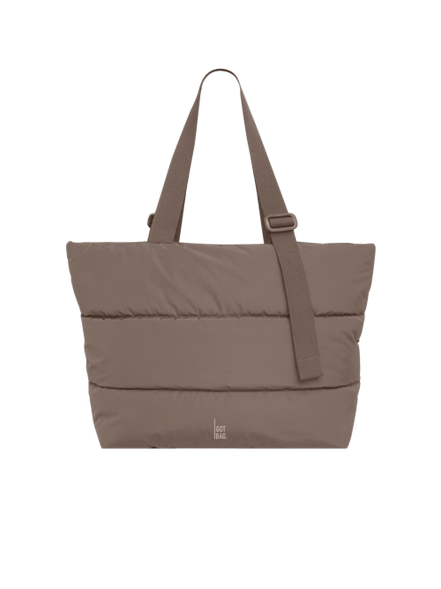 The Puffer Tote Bag - Oyster