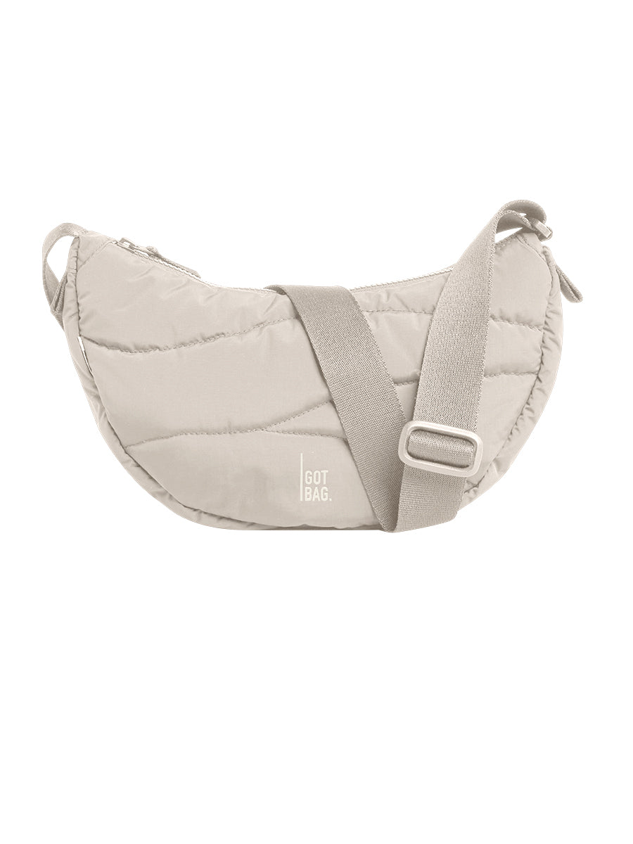 The Wavy Puffer Moon Bag - Scallop