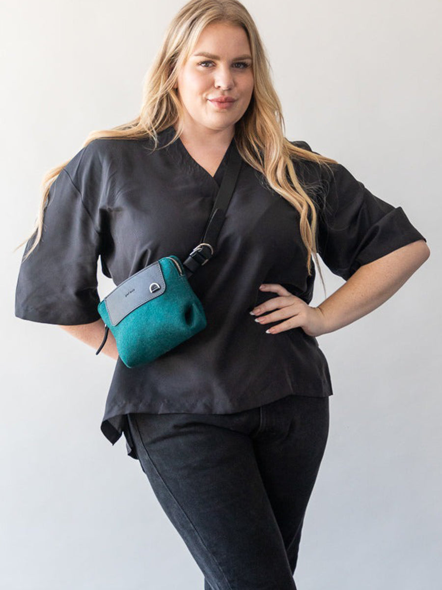 Bedford Wool Belt & Body Bag - Kombu