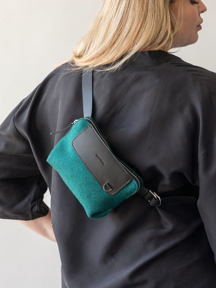 Bedford Wool Belt & Body Bag - Kombu