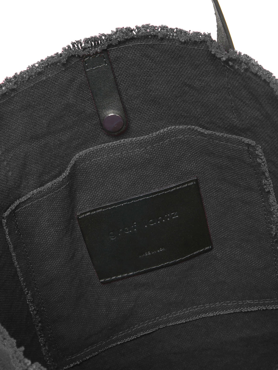 Hana Canvas Tote - Black