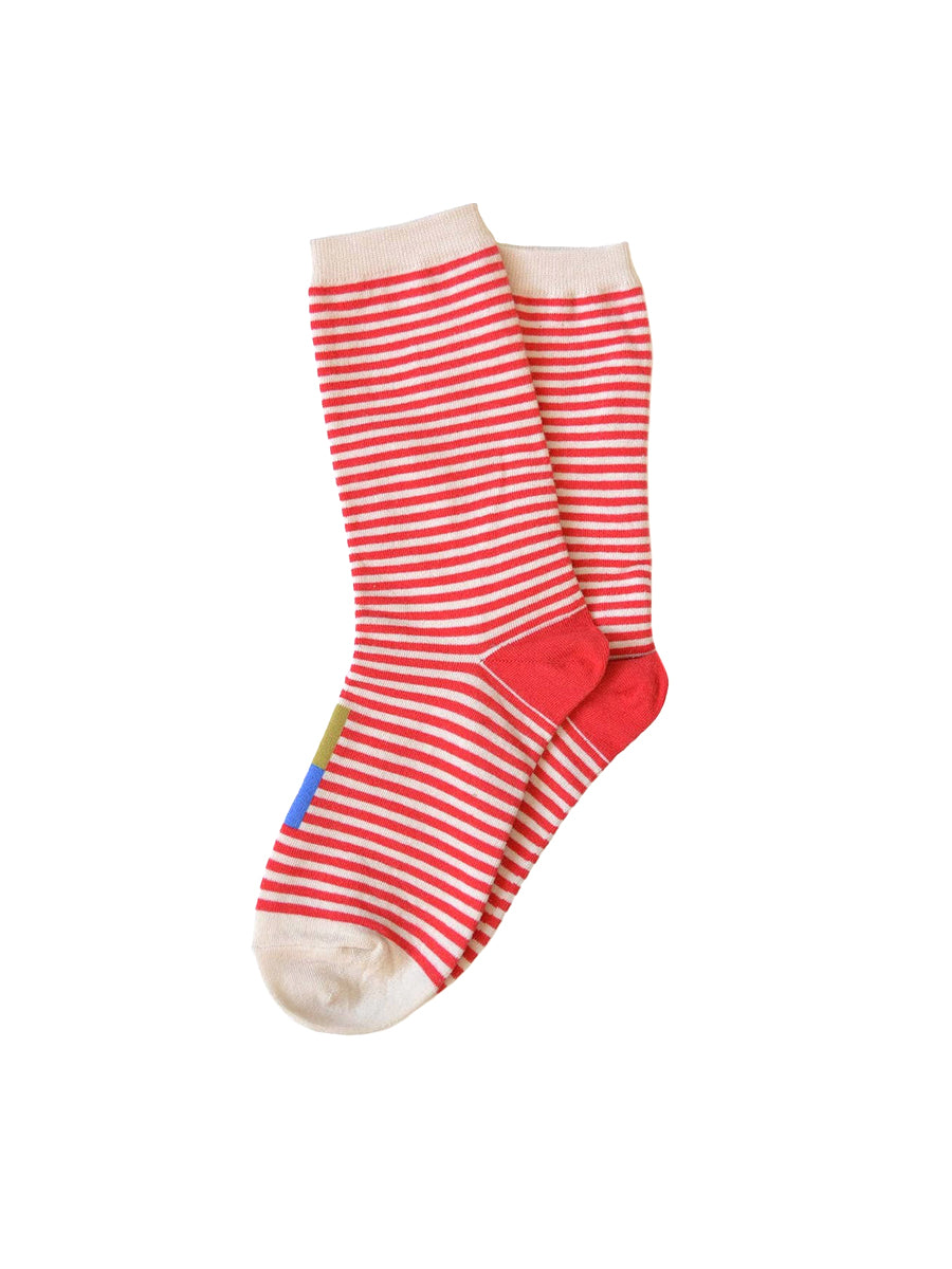 Clayton Striped Crew Socks