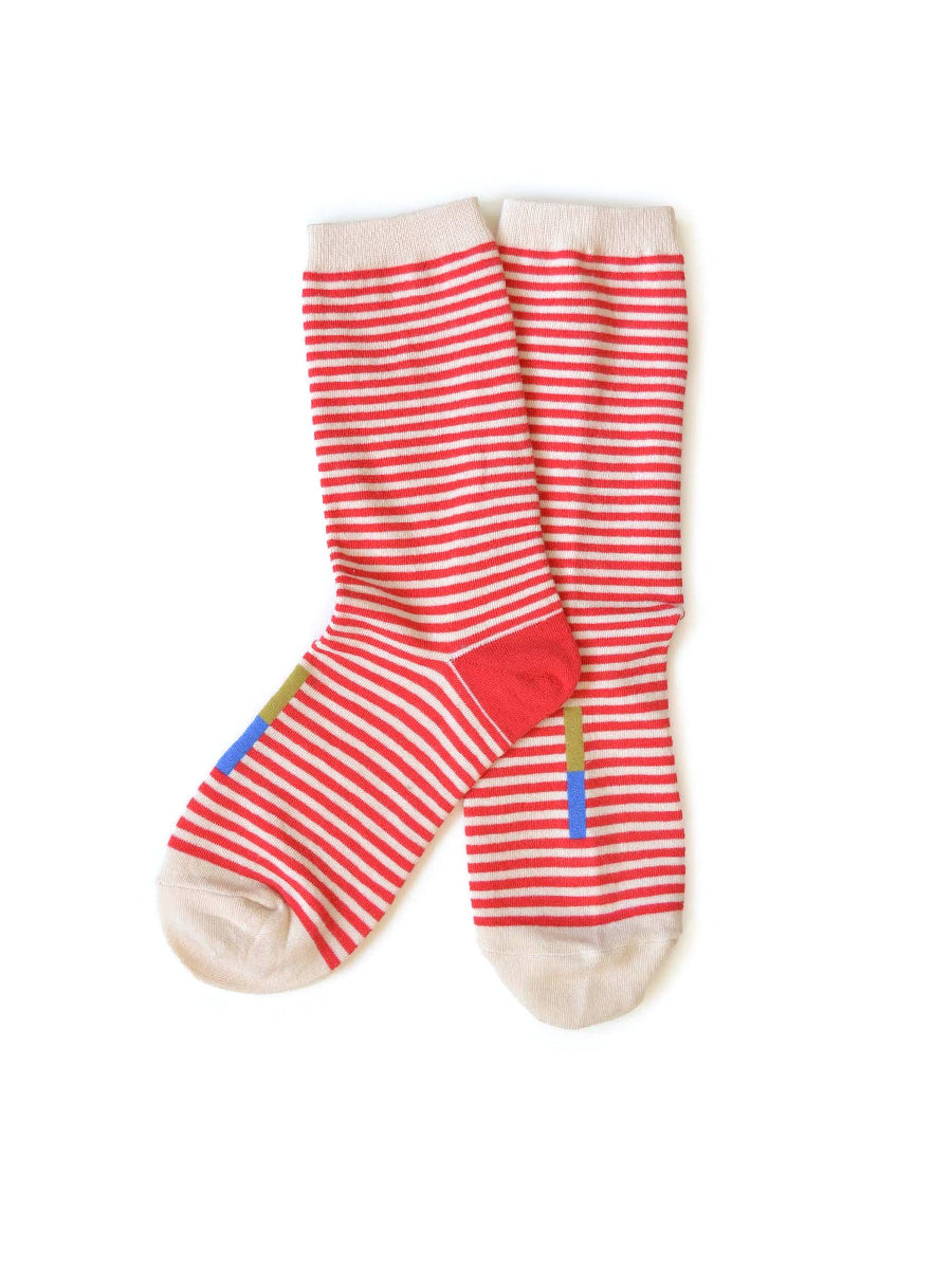 Clayton Striped Crew Socks