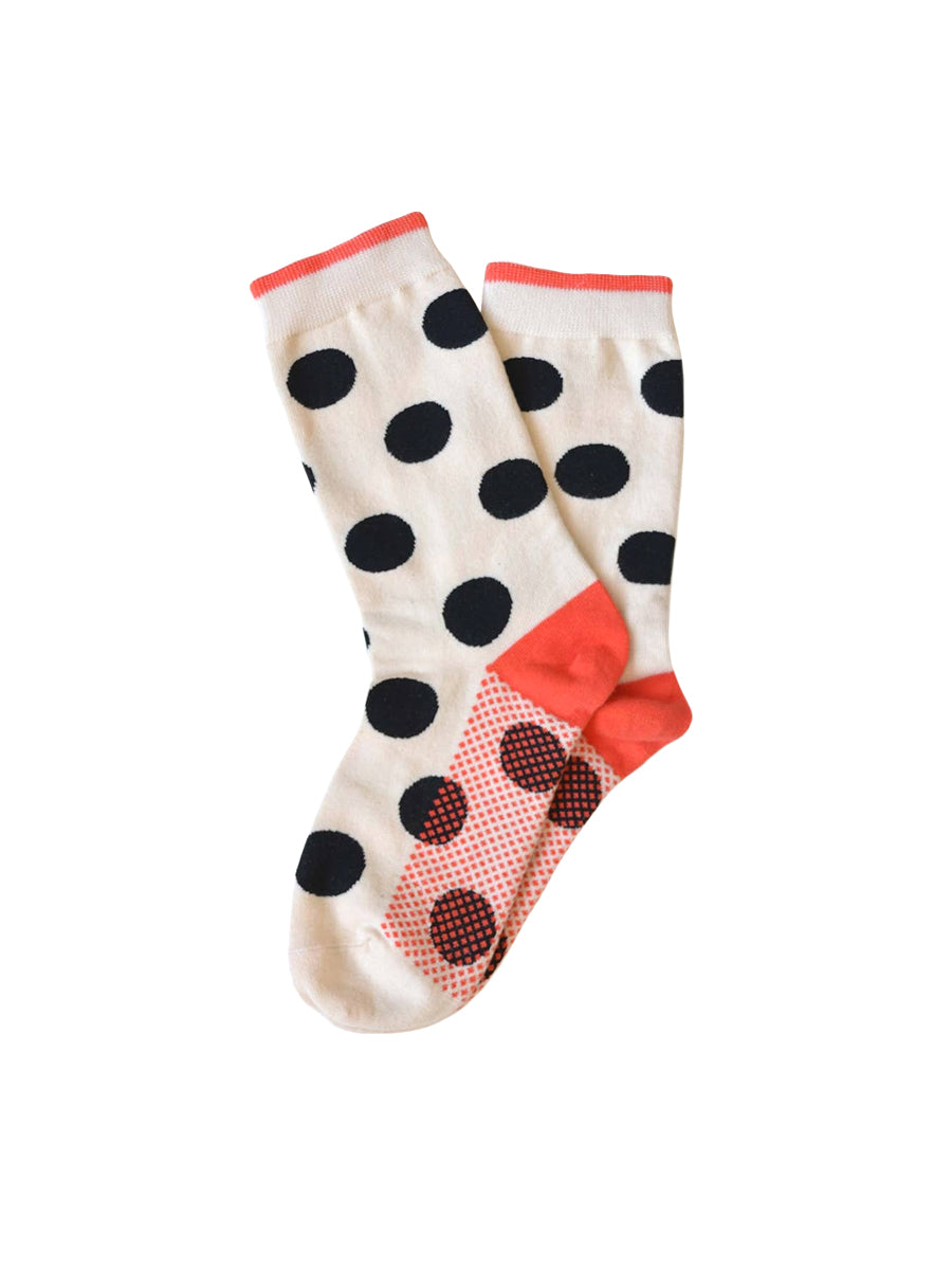 Valley Polka Dot Crew Socks