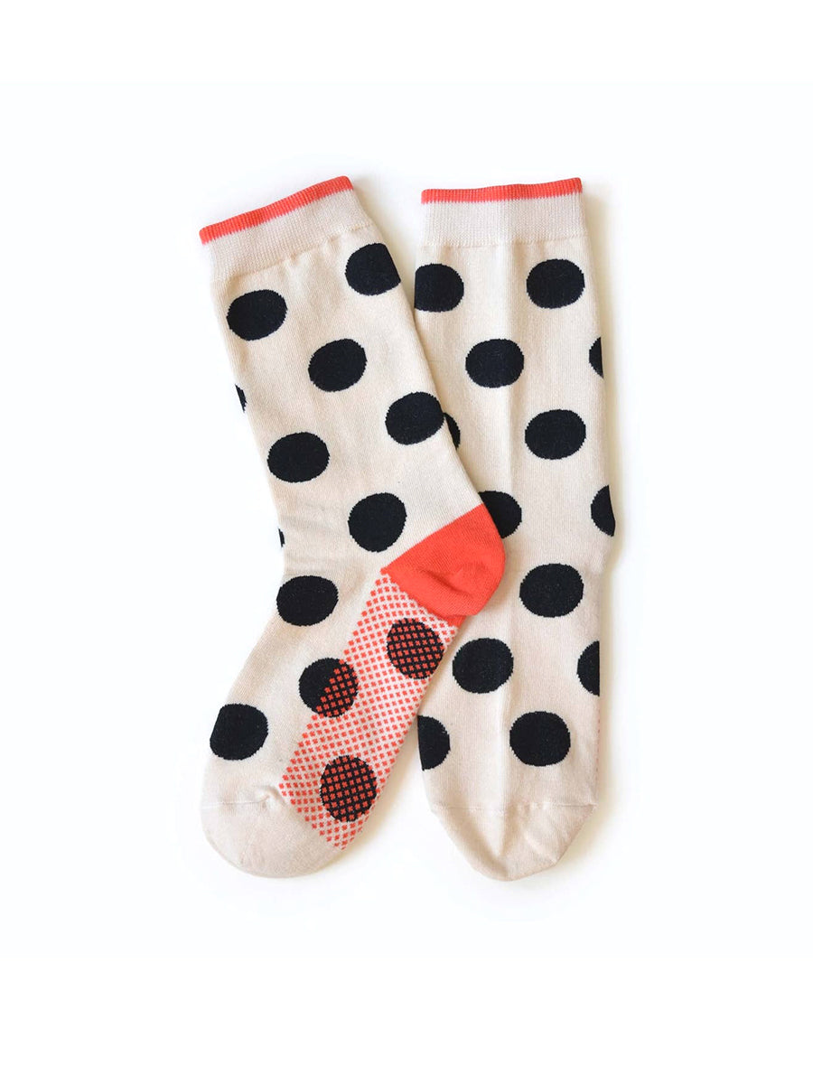 Valley Polka Dot Crew Socks