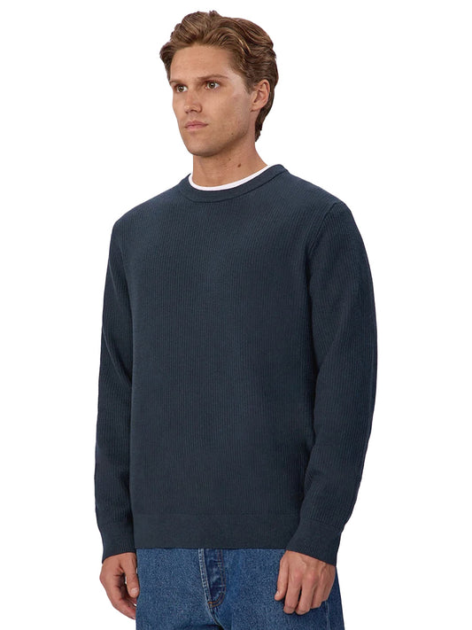 The Boston Knit Crewneck - Pacific