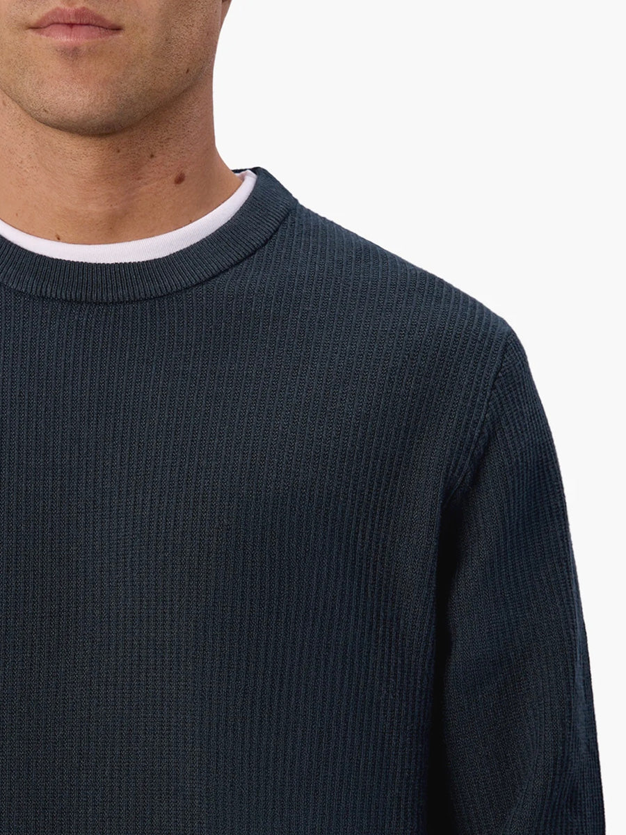 The Boston Knit Crewneck - Pacific
