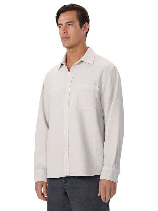 The Lisbon Long Sleeve Shirt - Ghost