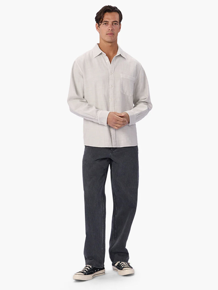 The Lisbon Long Sleeve Shirt - Ghost