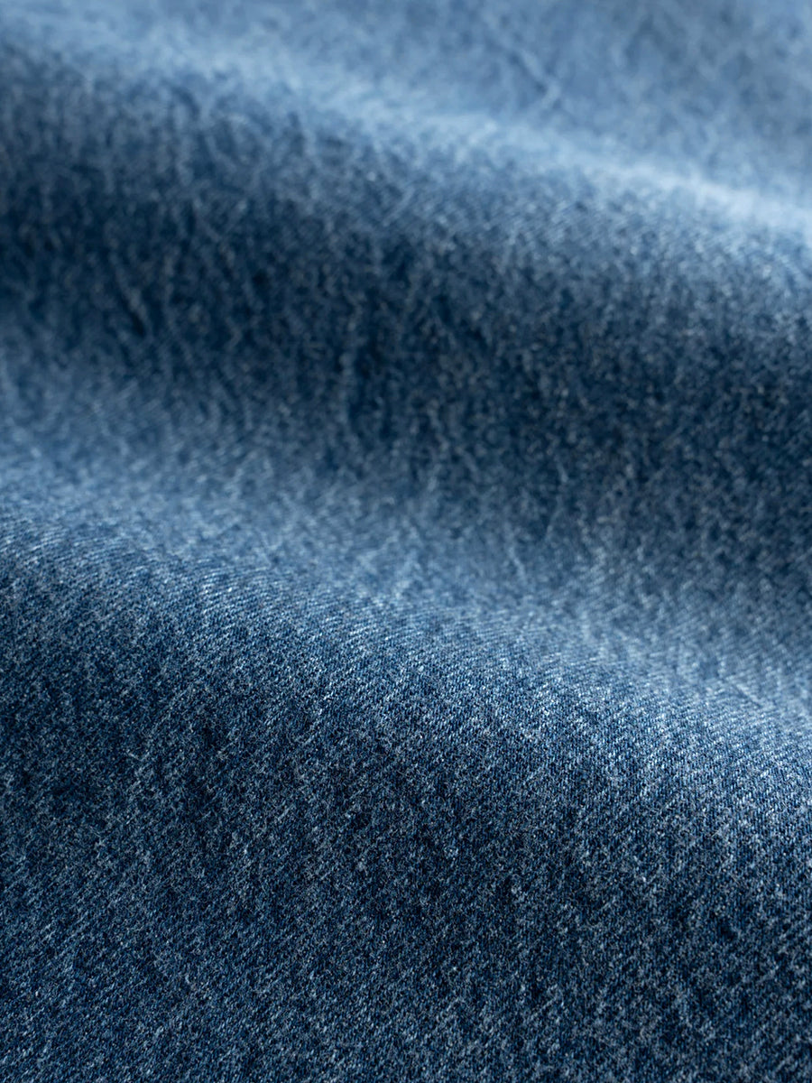 Trapper Denim Pants - Washed Blue