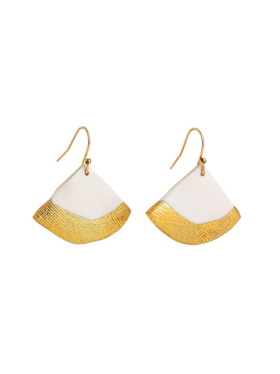 Gold-Dipped Fan Drops