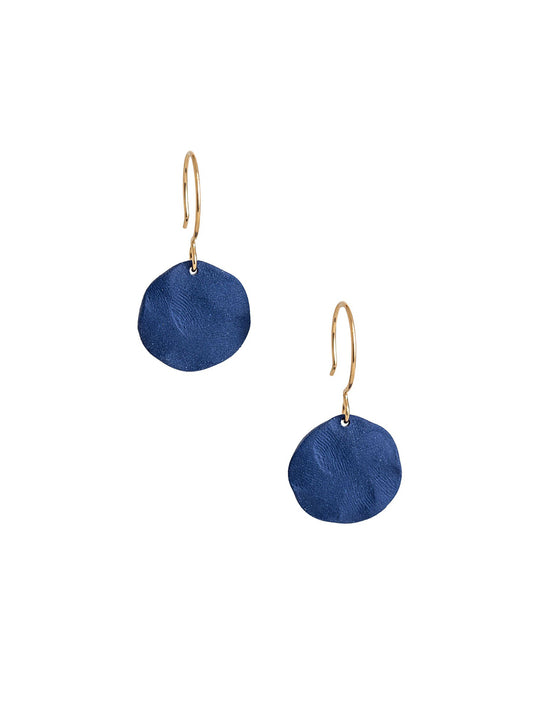 Small Circle Drops - Matte Navy