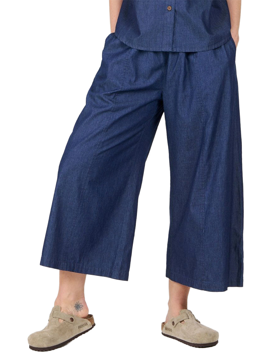 Dani Culotte - Mid-Wash Denim