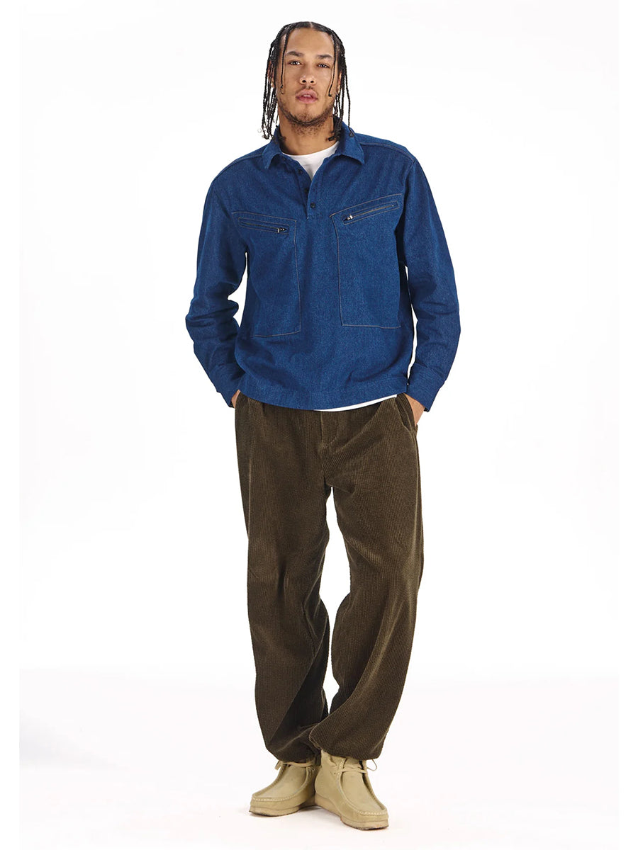 Jordan Pop-Over Shirt - Denim