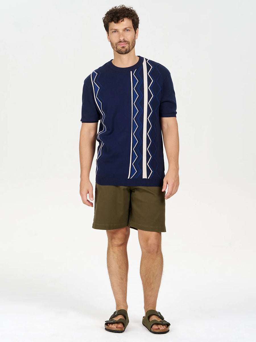 Raffi Tee - Navy