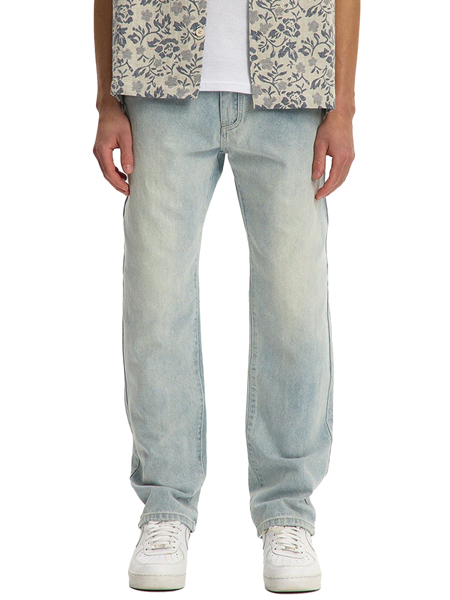 Loose Denim - Bleached Light Blue
