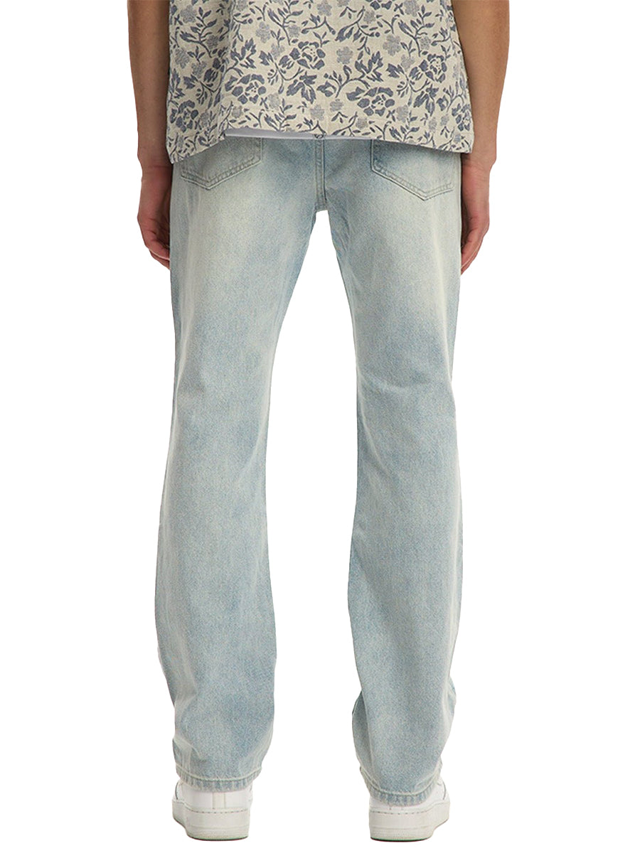 Loose Denim - Bleached Light Blue
