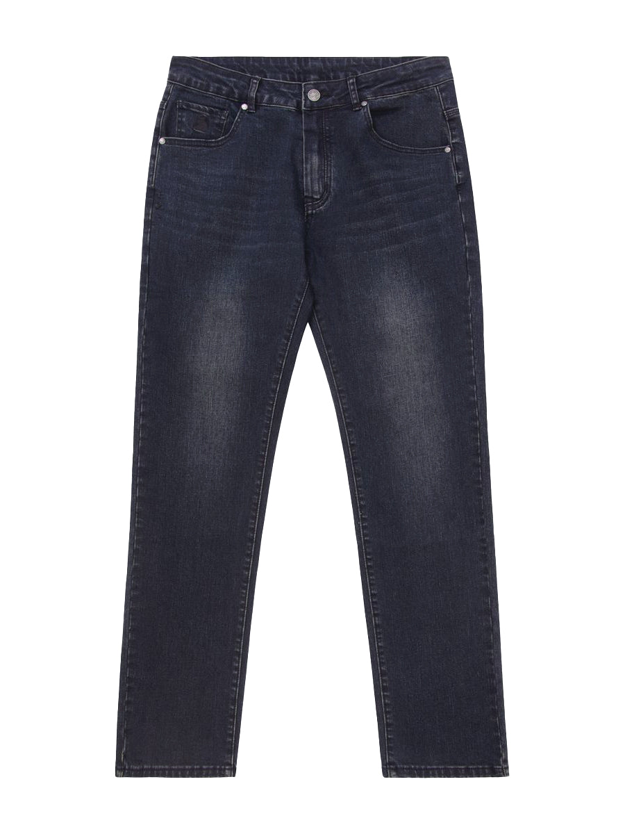 Straight Leg Jeans - Over Dye