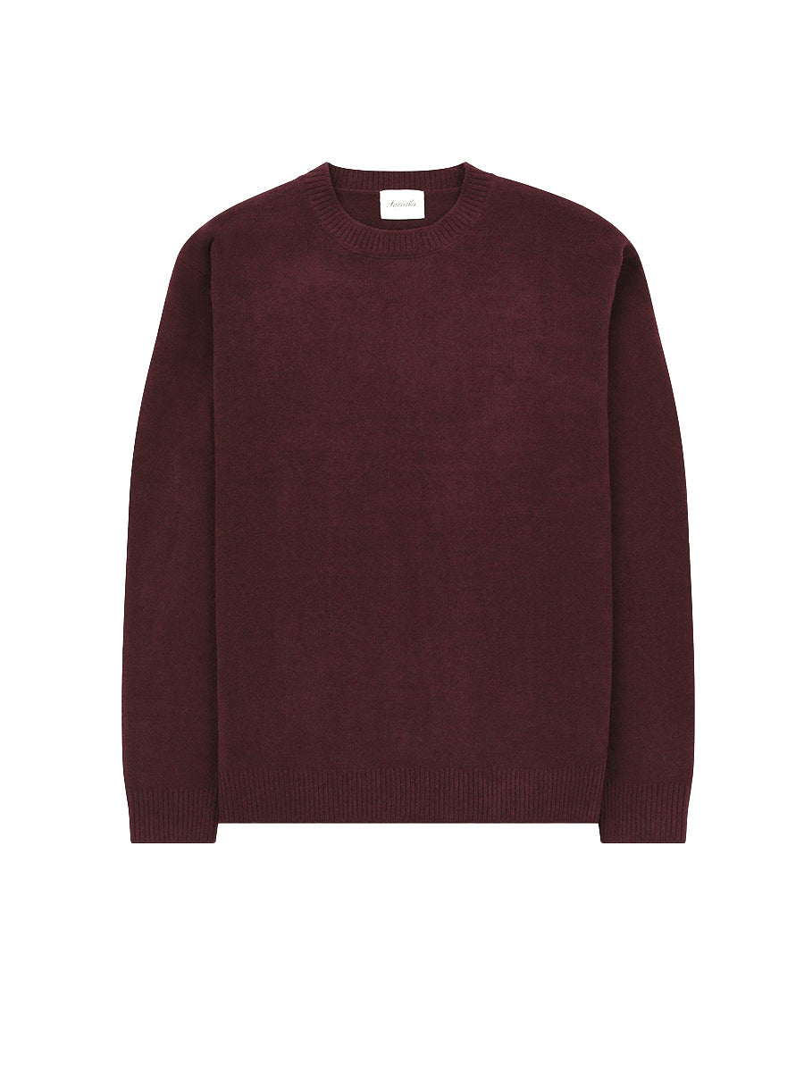 Textured Knit Crew - Fig
