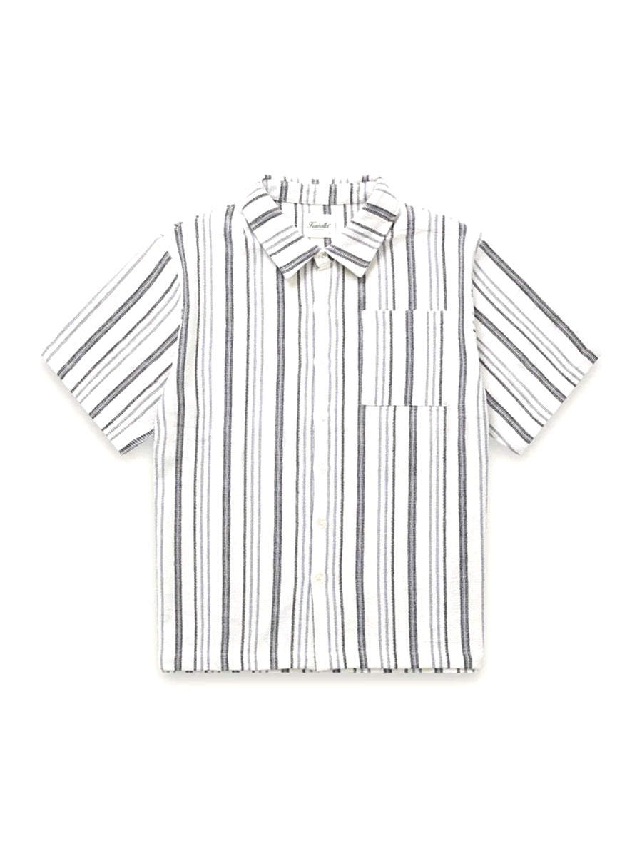 Textured Stripe Shirt - Grey