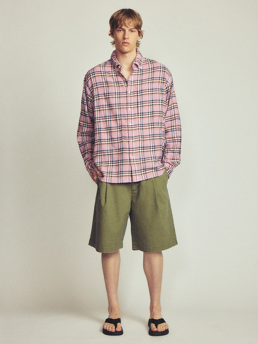Grant Shirt - Pink Plaid