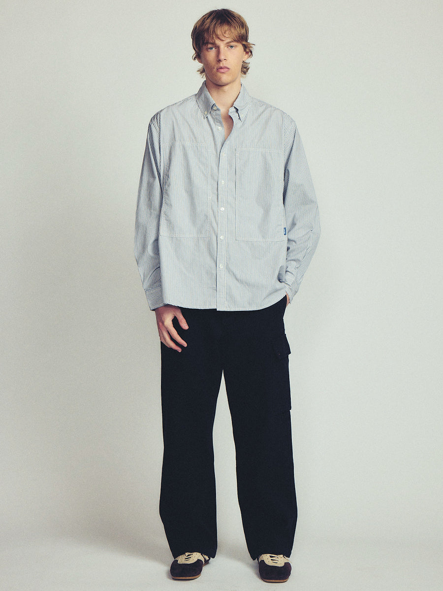 Grant Shirt - Sky Stripe