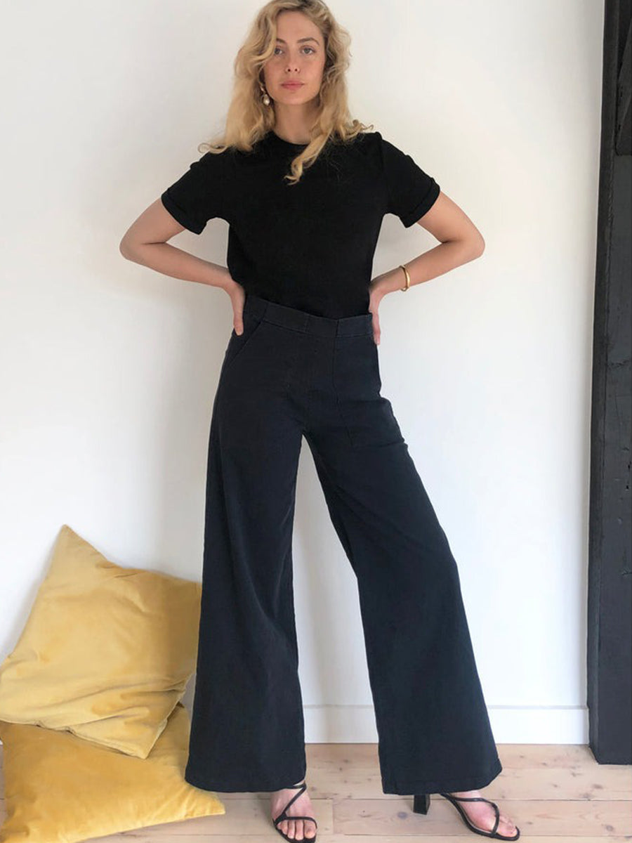 Long Sabrina Pants - Black