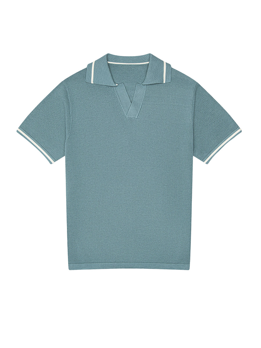 Mint Crochet Polo