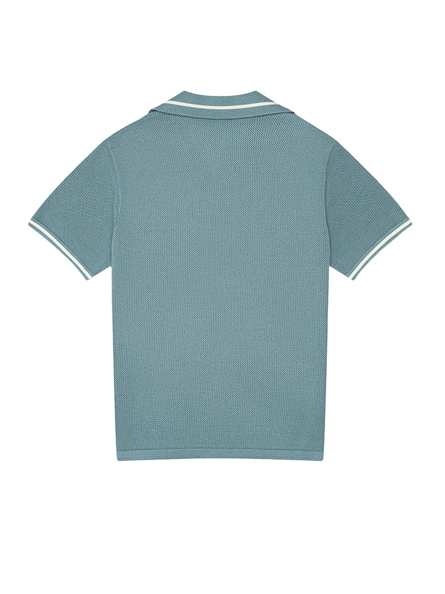 Mint Crochet Polo