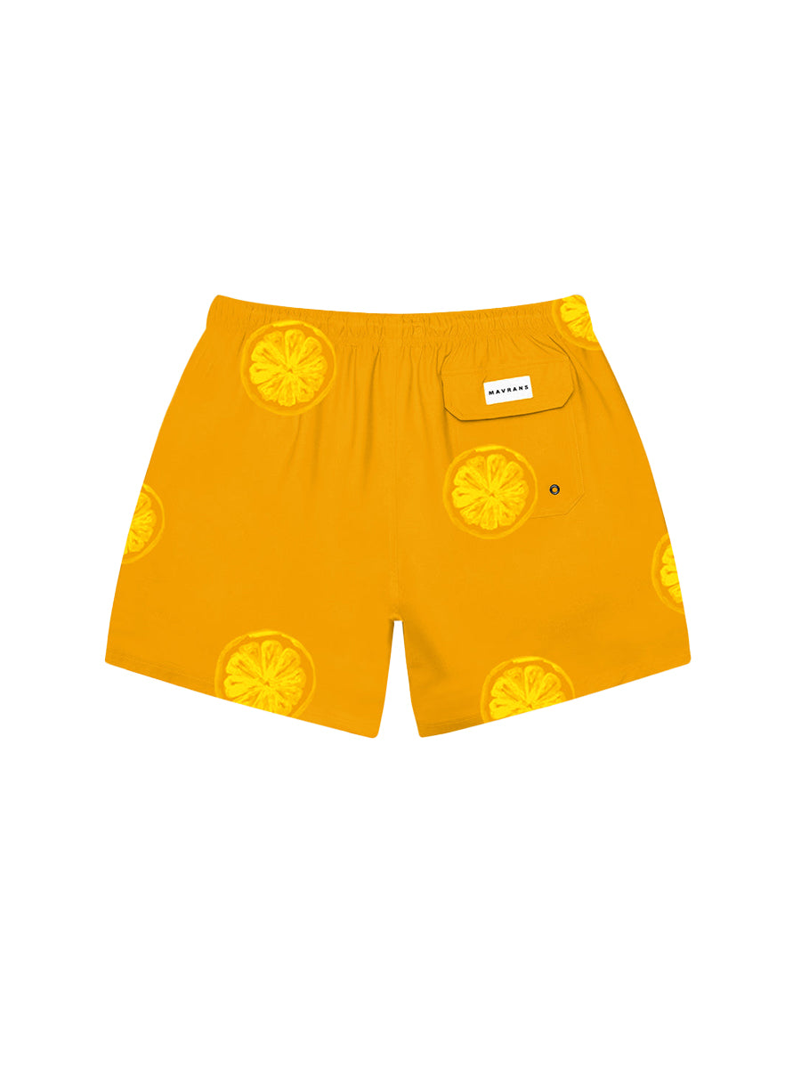 Orange Swim Short