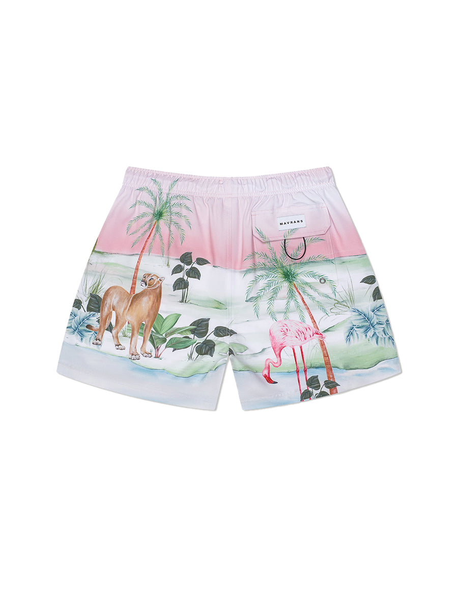 Palm Beach Wallpaper Swim Shorts