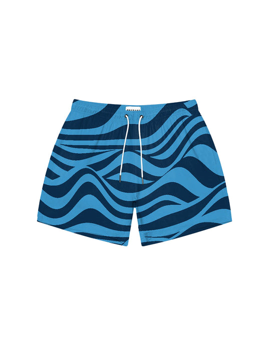 Wave Swim Shorts - Blue