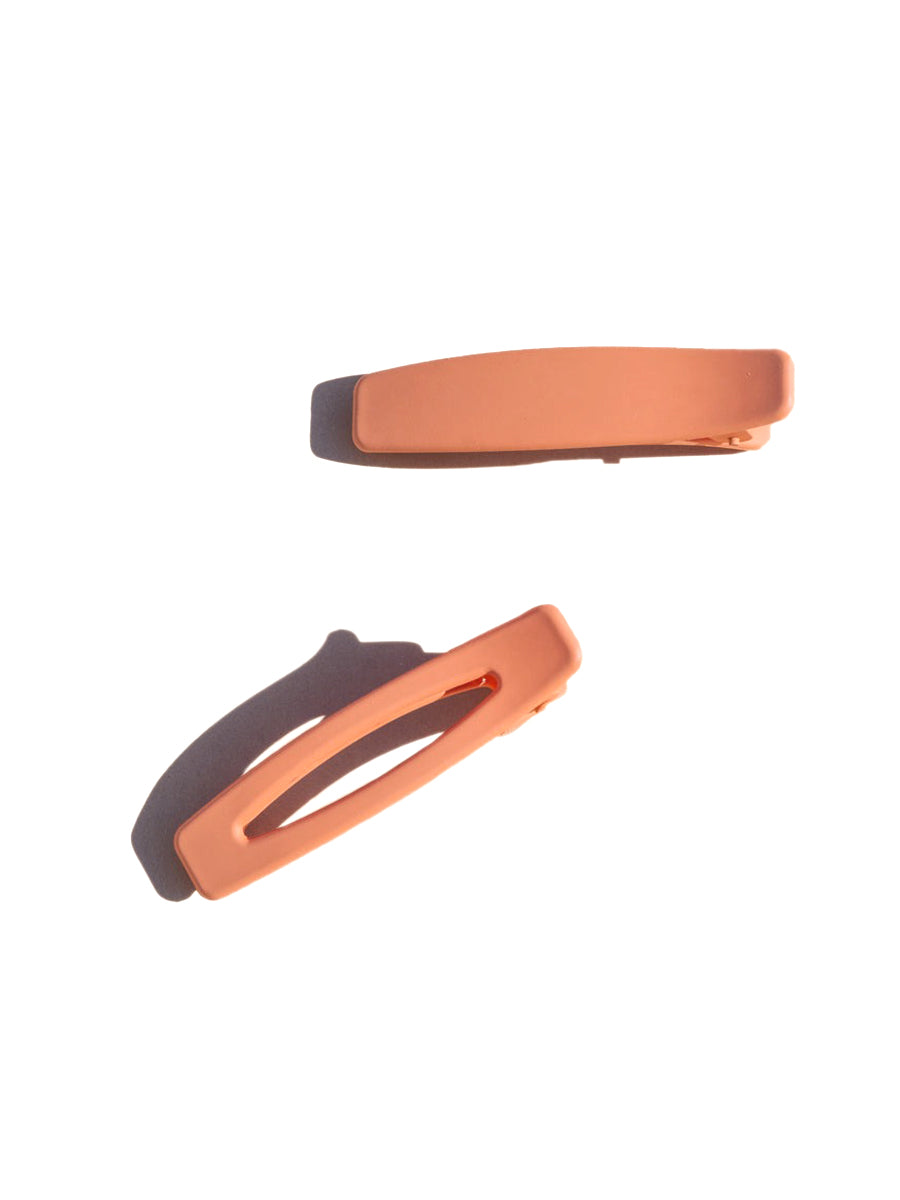 Lani Hairclip Duo - Peach