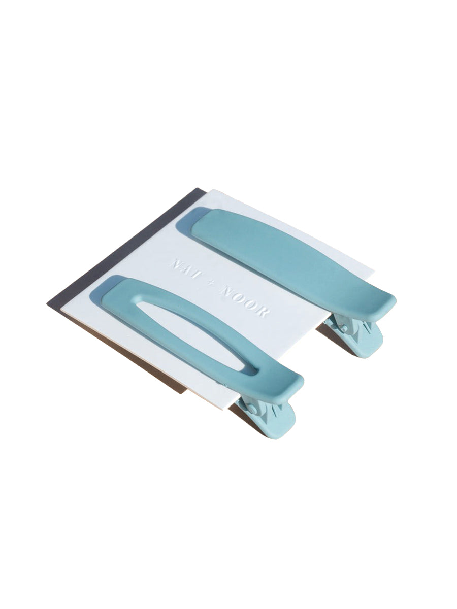 Lani Hairclip Duo - Sky Blue