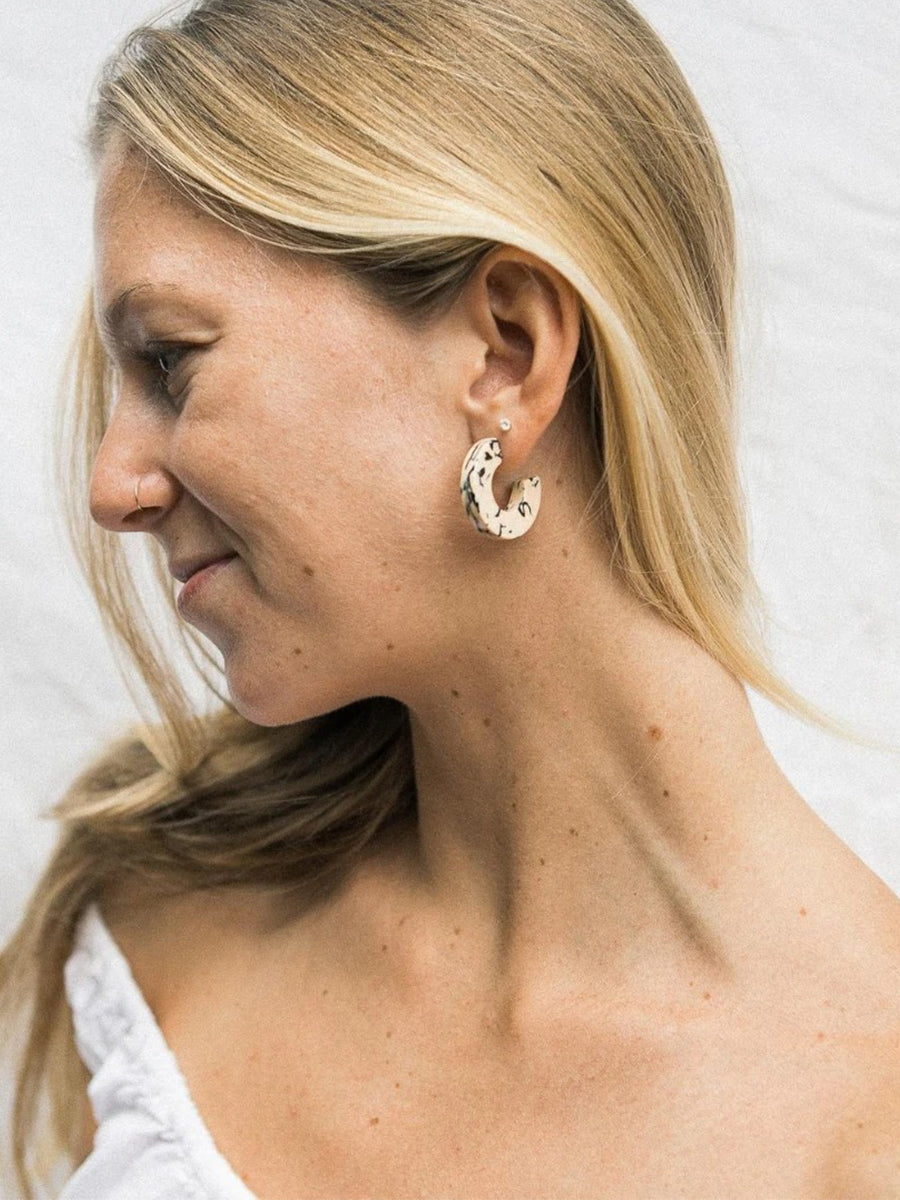 Ray Hoop Earrings - Cabo