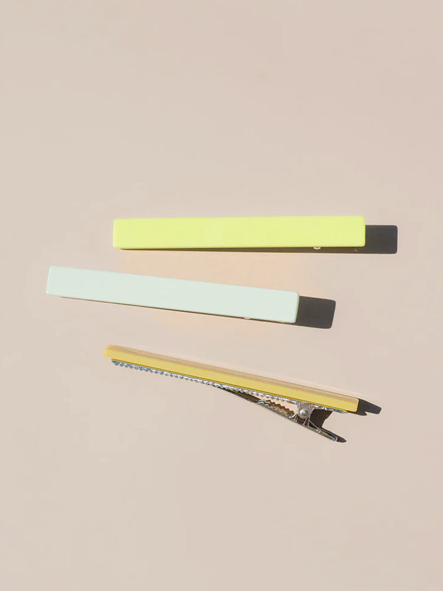 Evie Hair Clips - Zest