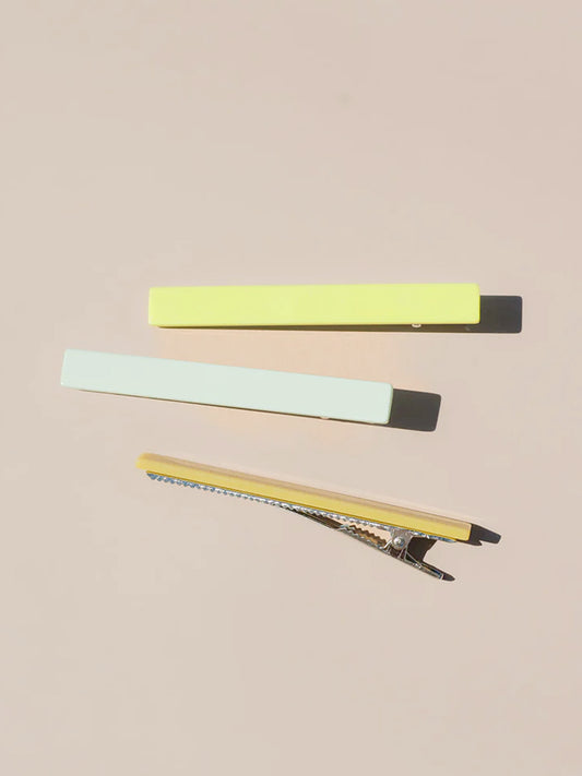 Evie Hair Clips - Zest