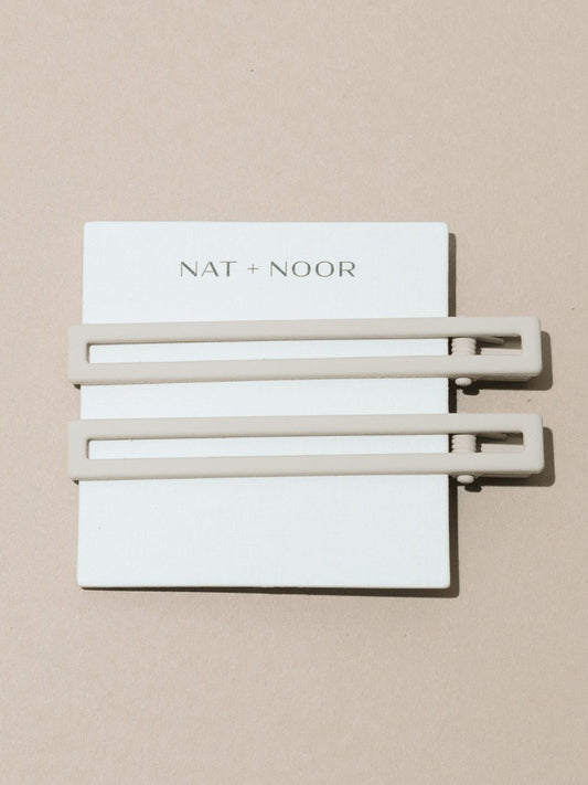 Leia Hairclip Duo - Bone