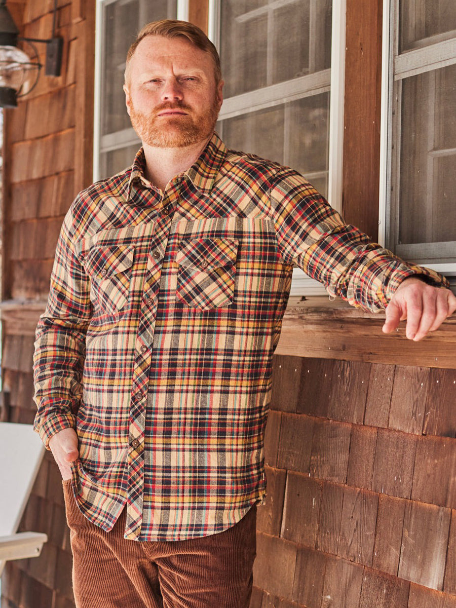 Golden Lodge Flannel Shirt - Multi