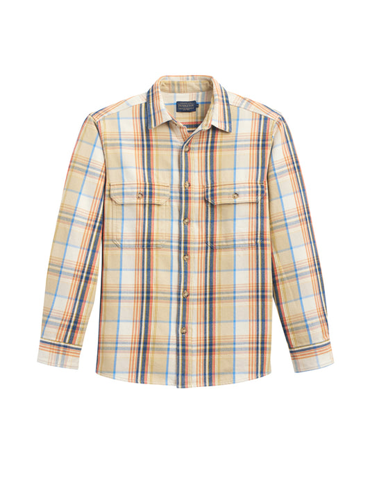 Arcadia Flannel Shirt - Khaki Plaid