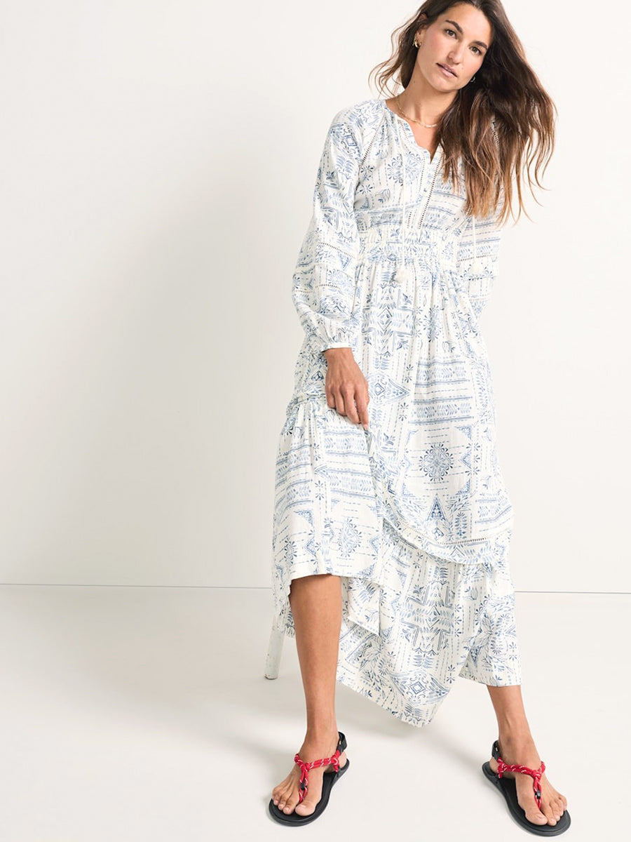 Athena Maxi Dress - Blue Laurel Grove