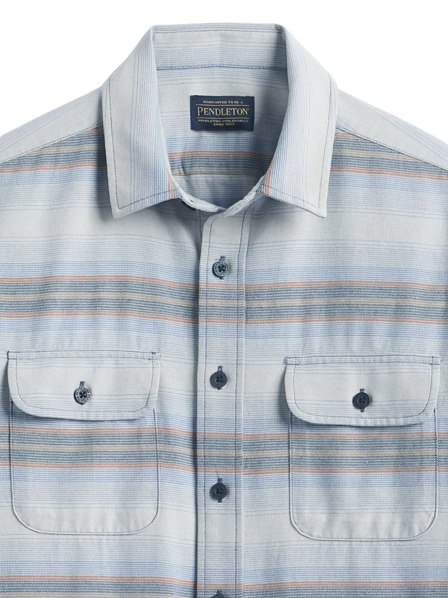 Beach Shack Shirt - Blue Stripe